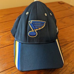 St. Louis Blues Note Cap Hat Reebok Center Ice Collection NHL Authentic Apparel